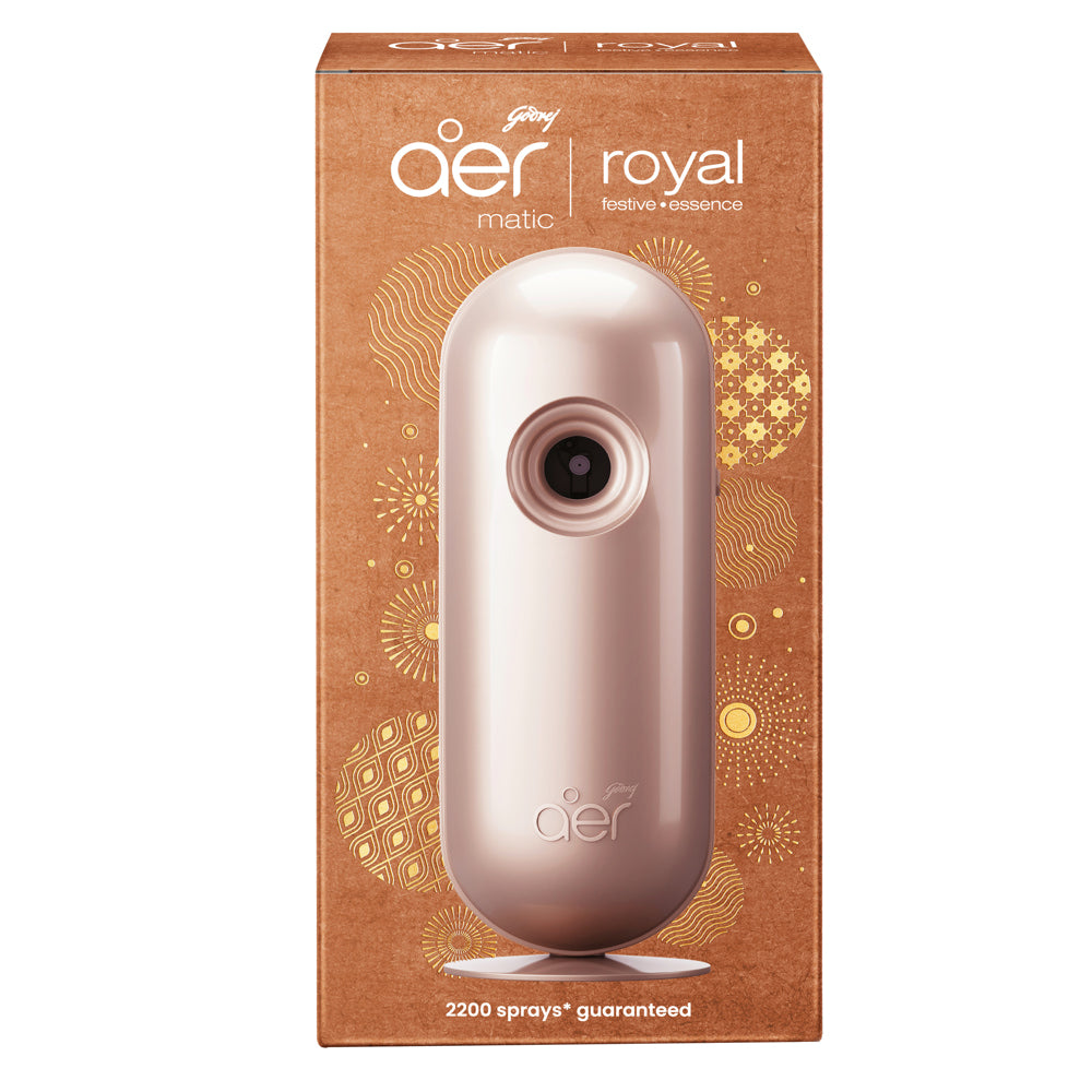 Godrej Aer Matic Royal Festive Essence Air Freshener Kit - 1 Unit