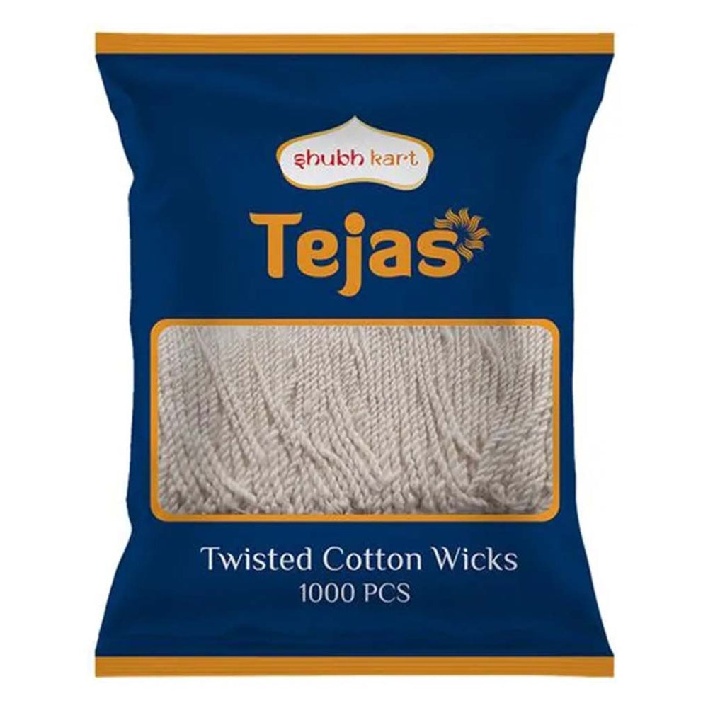 ShubhKart Tejas Twisted Cotton Wicks - 1000 U