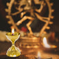 Brass Special Nandadeep Diya No.3 - Traditional Oil Lamp - 1 U