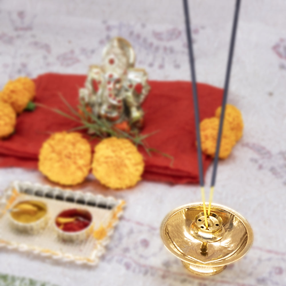 Brass Pyali Agardan (Agarbatti Stand) No.2 - 1 U