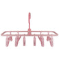 Happy Family Square Easy Cloth Drying - 10 Clips (Pink) - 1 U