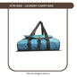 Ecosac Foldable Ironed Clothes Organiser - Navy Blue - 1 U