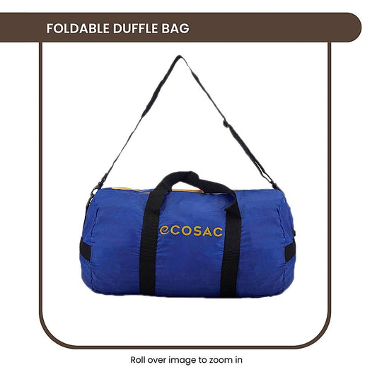 Ecosac Foldable Duffle Bag - Royal Blue - 1 U