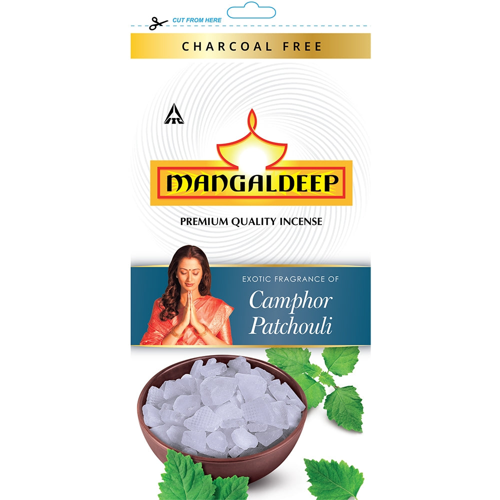 Mangaldeep Camphor Patchouli Agarbatti - 120 g