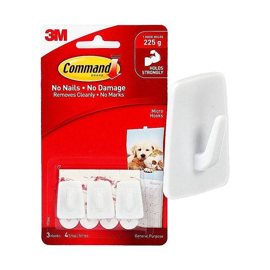 Command Micro Hooks - 3 U
