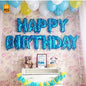 Manovedant Happy Birthday Decoration Foil & Balloons Combo - 43 U