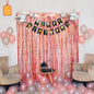 Manovedant Happy Birthday Decoration Combo (1) - Rose Gold - 37 U