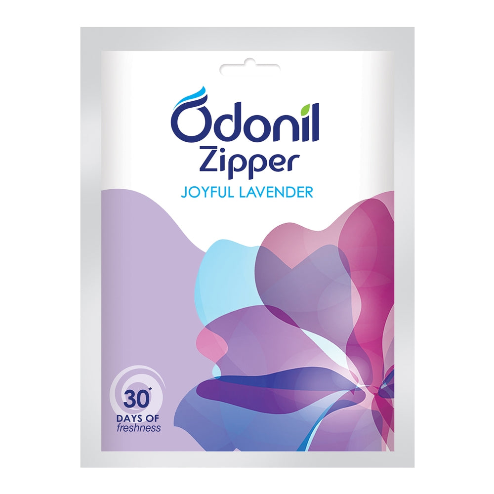 Odonil Joyful Lavender Air Freshener Zipper - 10 g