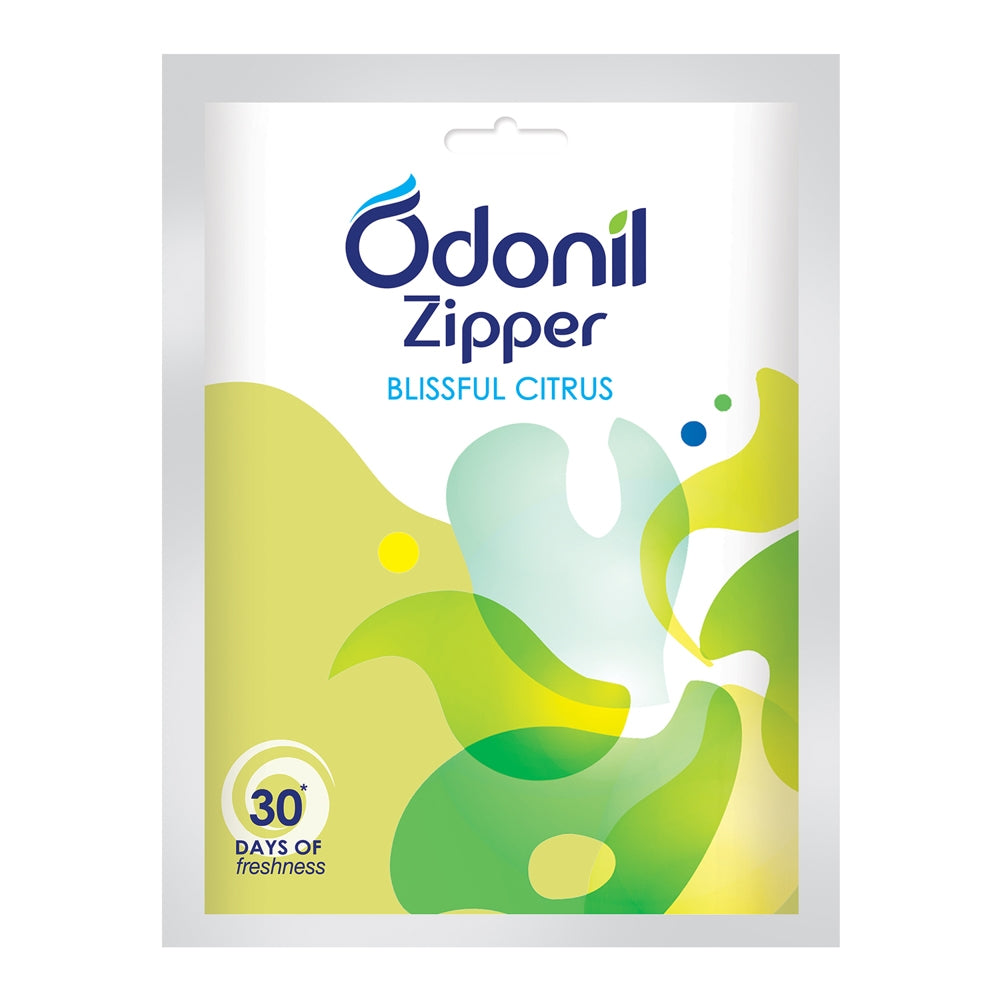 Odonil Blissful Citrus Air Freshener Zipper - 10 g
