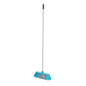 Gebi Push Broom With 120 cm Metal Handle (Turquoise Blue & Grey) - 1 U