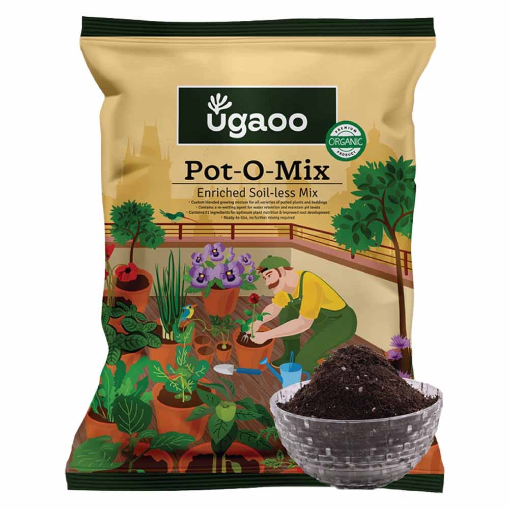 Ugaoo Pot-O-Mix Potting Soil For Plants - 5 kg