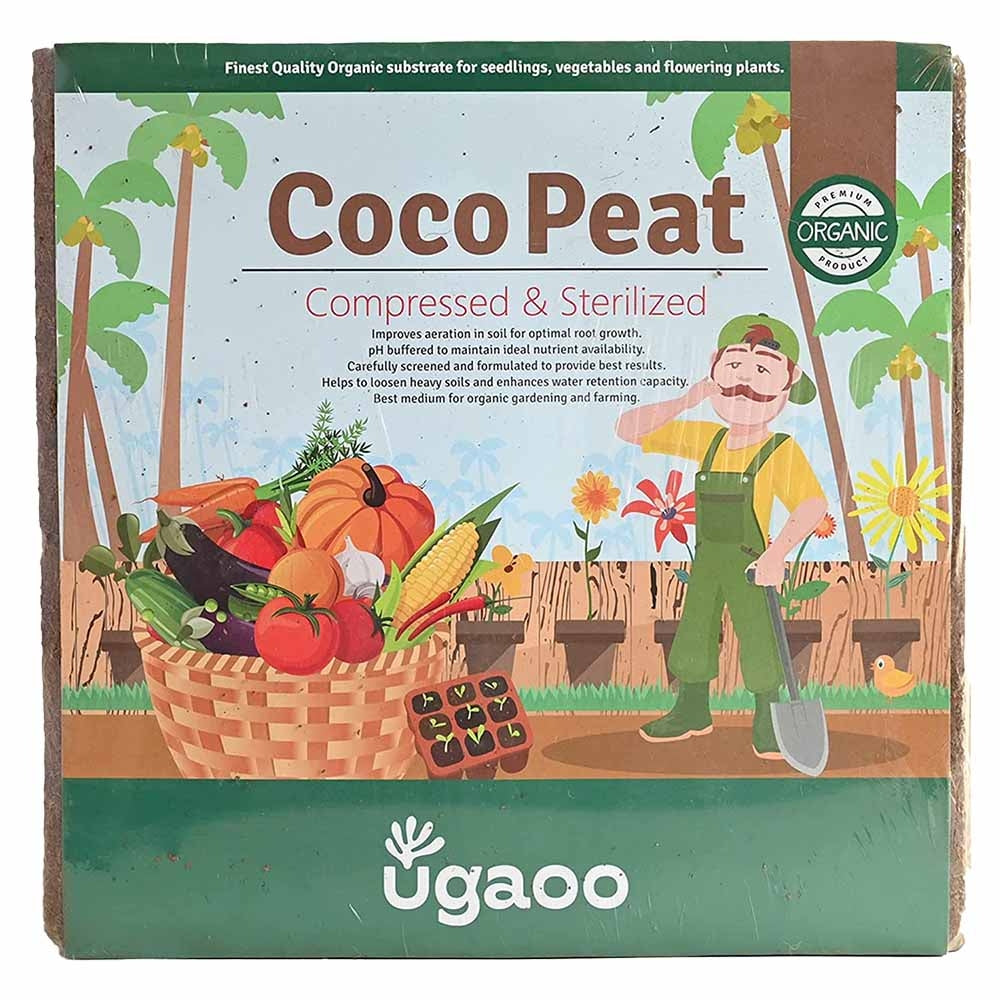 Ugaoo Organic CocoPeat Brick Plant - 5 kg