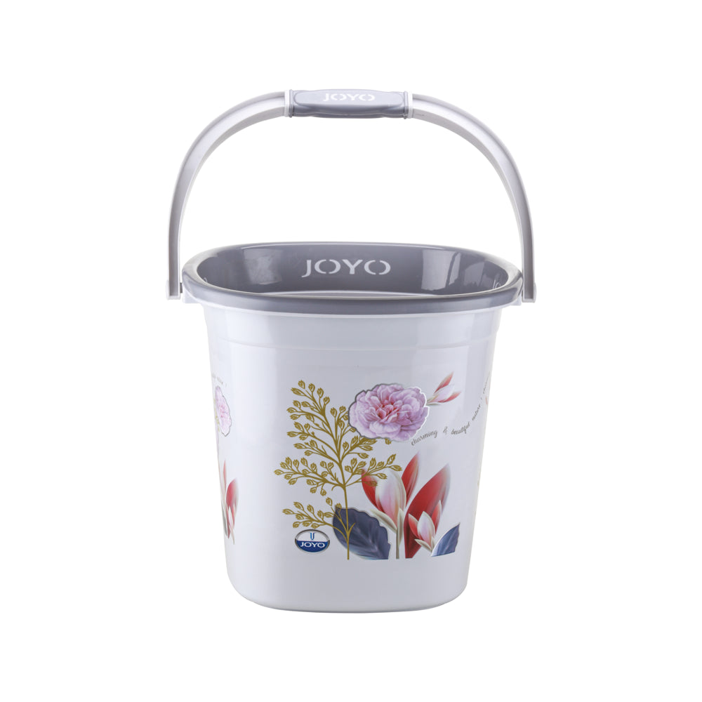 Joyo Better Home Square Marbella Bucket (Grey) - 20 Liters - 1 Unit