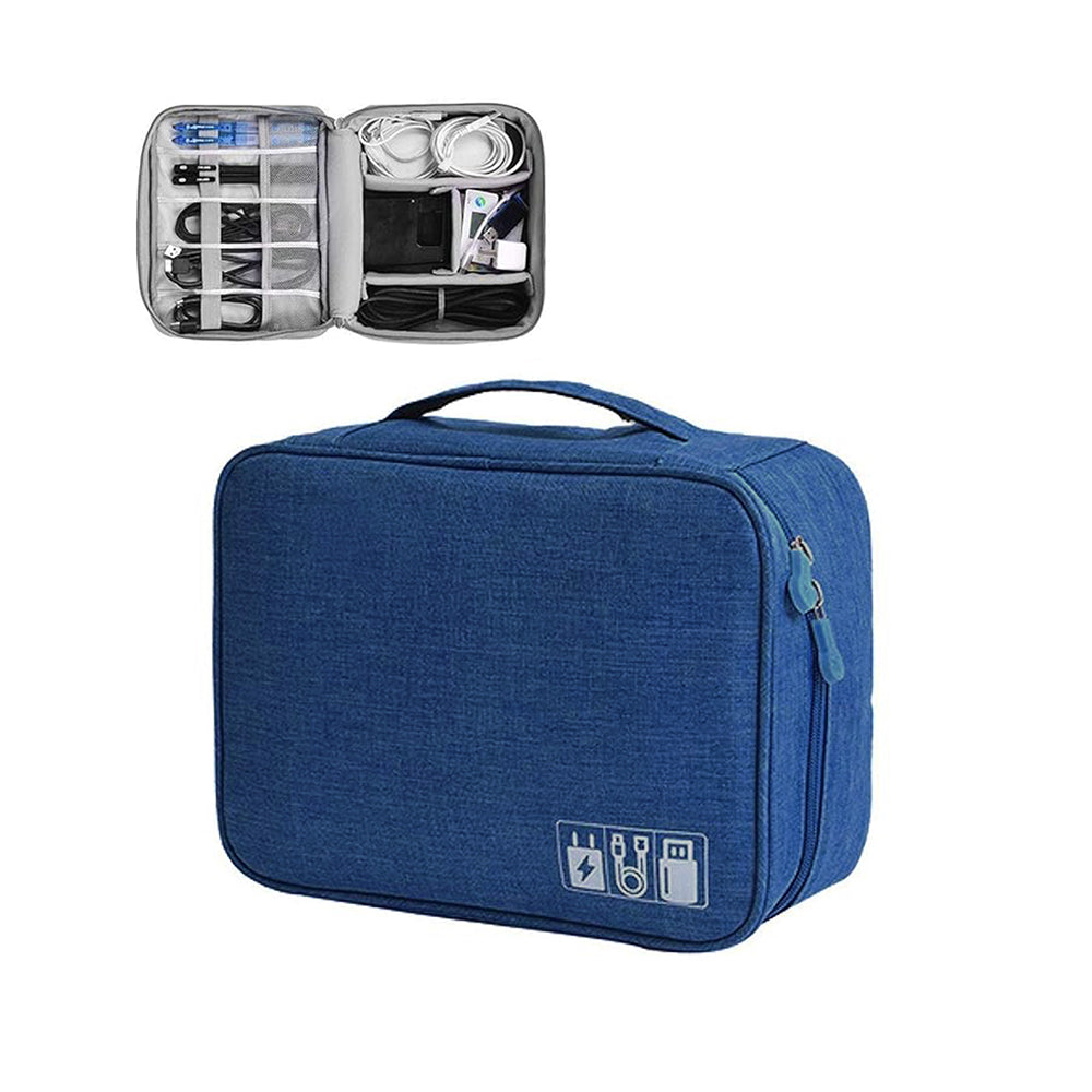 Cortina Mobile Accessories Organiser Bag - Navy Blue: 1 Unit