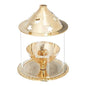 Brass Borosil Akhand Diya Medium - 1 U
