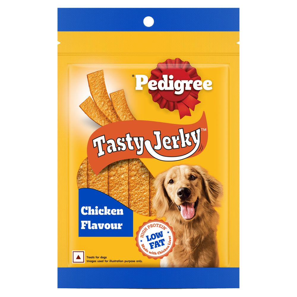 Pedigree Tasty Jerky Low Fat Chicken Flavour - 70 g