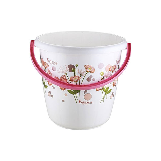 Joyo Rainbow Printed Bucket (Peach) - 16 L - 1 U
