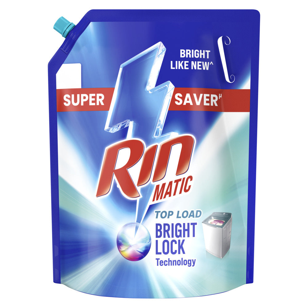 Rin Matic Bright Lock Liquid Detergent - Top Load - 4 L