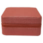 Karv Saffiano Faux Leather Jewellery Box (Peach) - 1 U