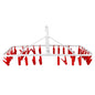 Happy Family Square Easy Dry - 32 Clips (Red) - 1 U