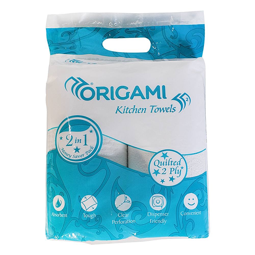 Origami So Soft Godya 2-In-1 Kitchen Tissue Towel - 2 U