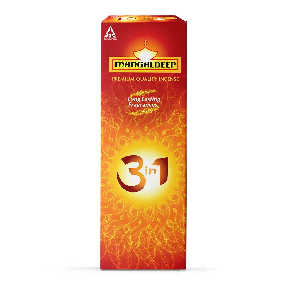 Mangaldeep 3In1 Agarbatti - 213 g