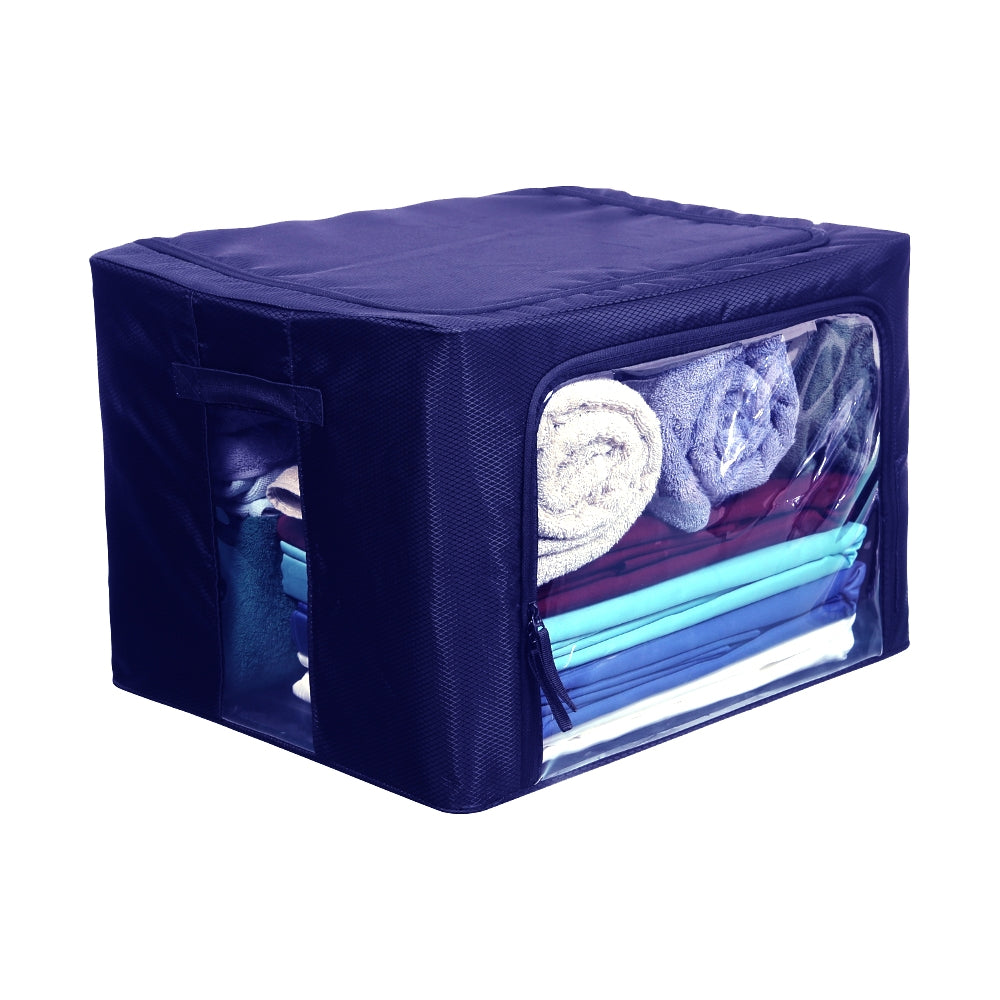 Ecosac Garment Storage Organiser (Navy Blue) - 49x39x33 cm - 1 U
