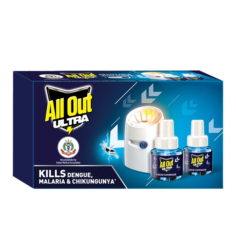 All Out 1 Machine + 2 Refills - 2 x 45 ml