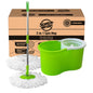 Scotch Brite 2 in 1 Bucket Spin Mop - Green - 1 U