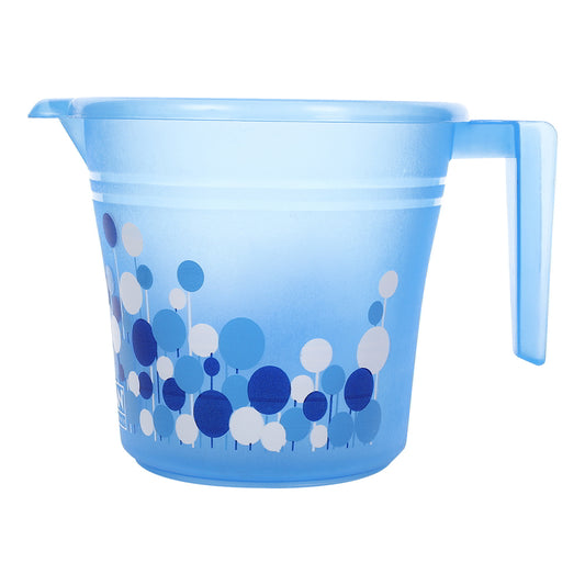 Ratan Plastic Frosty Mug (Blue) - 1 L - 1 U