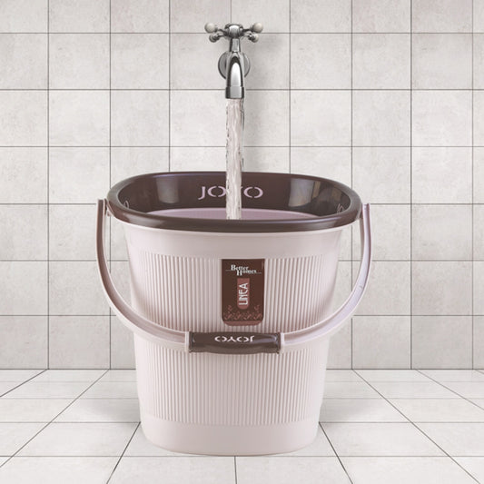 Joyo Better Home Square Linea Bucket (Brown) - 25 L - 1 U