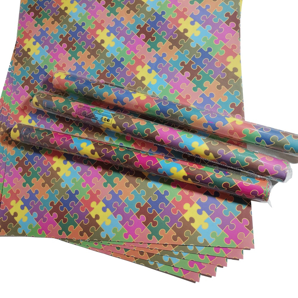 Colour Paper Gift Wrapping Paper Design1 - 5 U