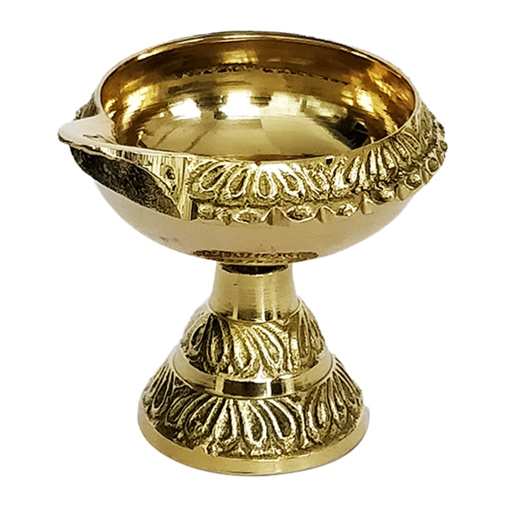 Shubhakart Nitya Brass Kuber Stand (Size 0) - 54 g