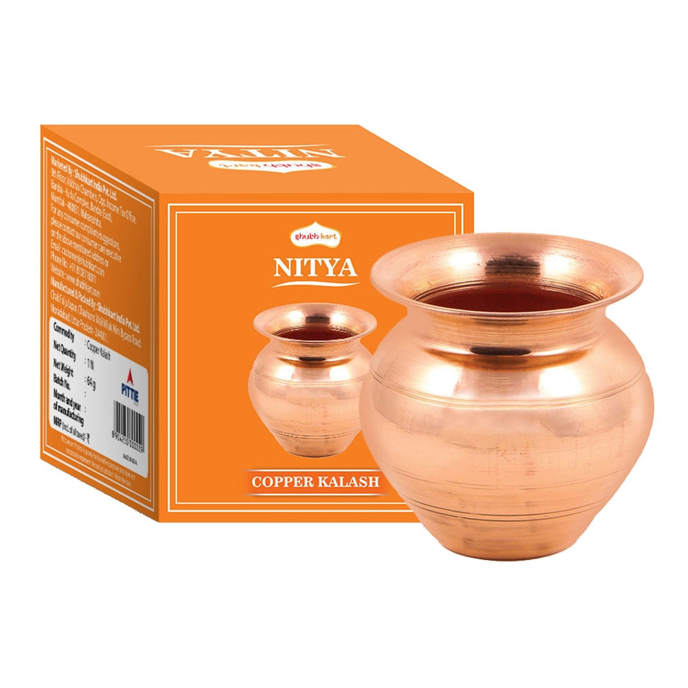 Shubhkart Nitya Copper Kalash - 64 g