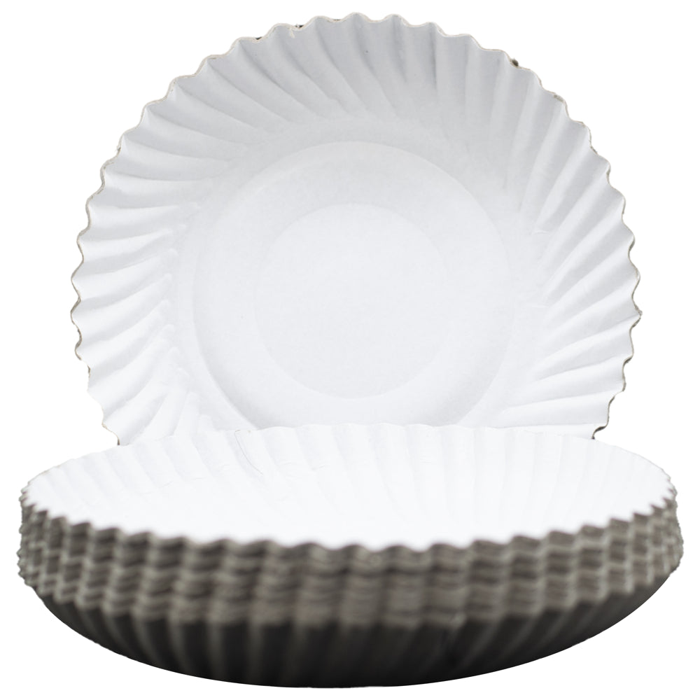 Richbond Disposables Paper Plate White - 9 Inches - 50 U