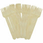 Richbond Disposables Wooden Forks Brownish 30 Pieces - 1 Unit
