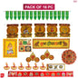 Dailyso Diwali Decorative Sticker Kit - 16 Pieces - 1 U