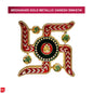 Dailyso Minakari Swastick For Gold Metalick Ganesh - 1 U