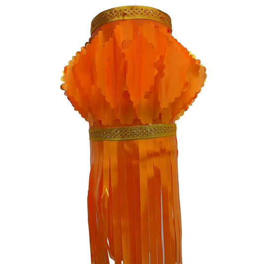 YE Decorative Hanging Lantern (Kandil) - Orange - 1 U