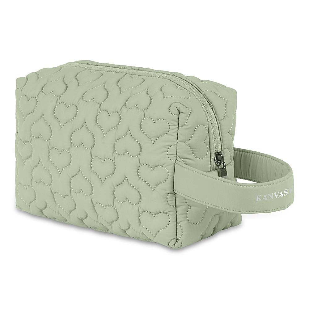 Kanvas Katha Vanity Pouch (KKCP010) Green - 1 Unit