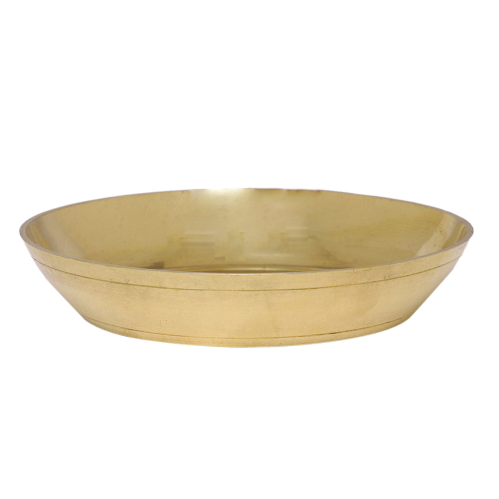 Brass Prasad Plate - Size 2 - 1 U