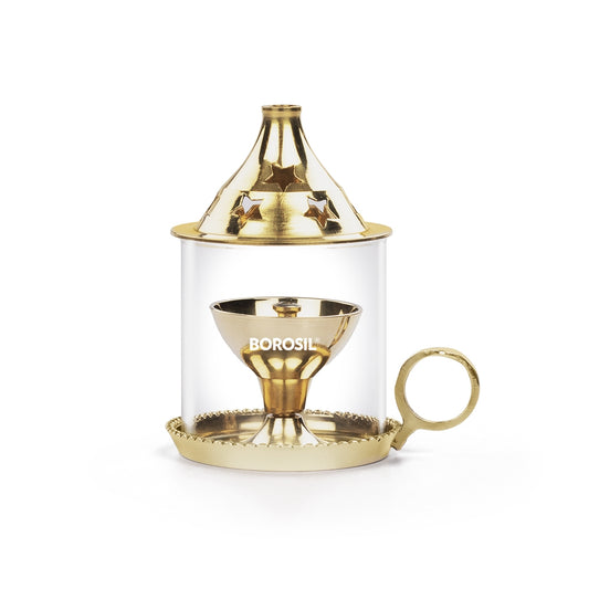 Brass Borosil Mangal Diya Small - 1 U