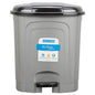 Kolorr Plastic Go Clean Pedal Bin - Silver (13 L) - 1 U