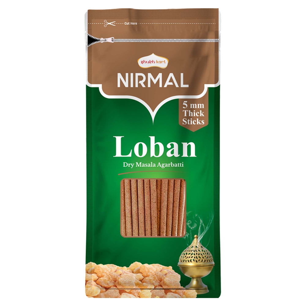 Shubhkart Nirmal Loban Dry Masala Agarbatti - 125 g