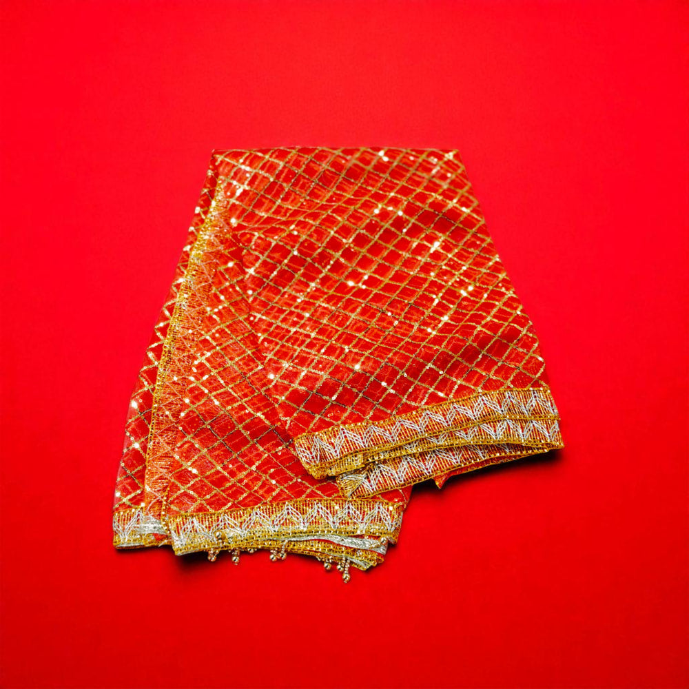 House Of Festival Mata Ki Chunri 2 Meters ( Premium ) - 1 Unit