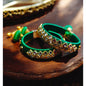 House Of Festival Free Size Open Kangan Green Pair - 1 Unit
