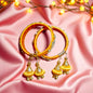 House Of Festival Free Size Open Kangan Yellow Pair - 1 Unit