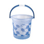 Joyo Petal Printed Designer Bucket (Pleasant Blue) - 25 L - 1 U