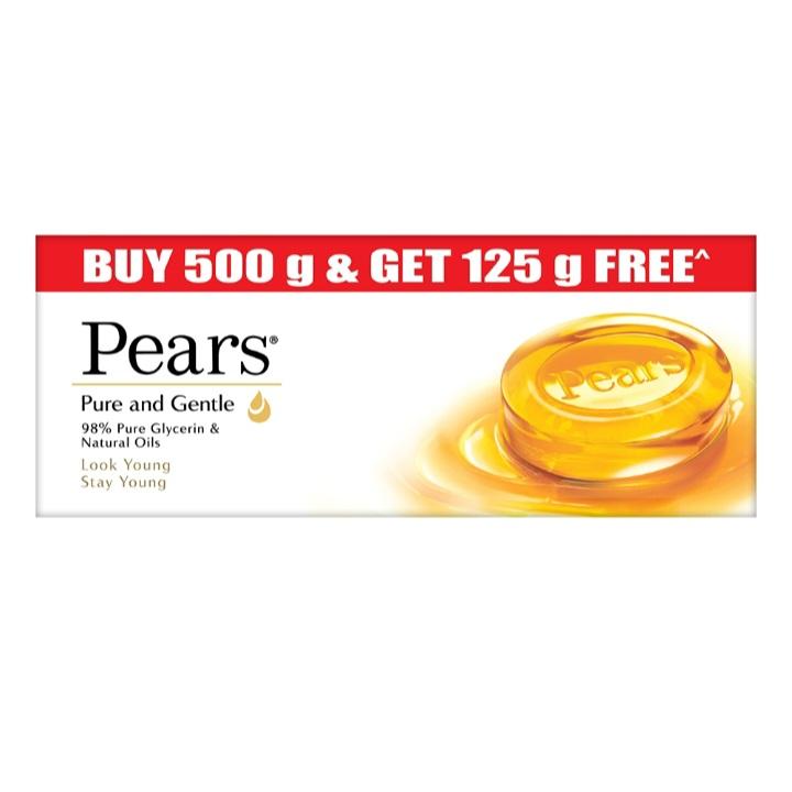 Pears Pure & Gentle Bathing Bar: 5x125 gms