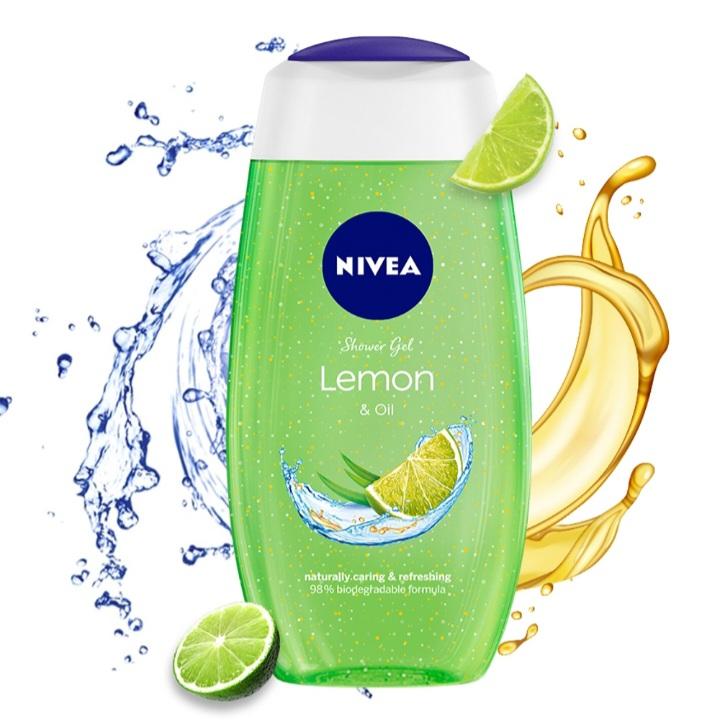 Nivea Lemon & Oil Shower Gel : 250 ml